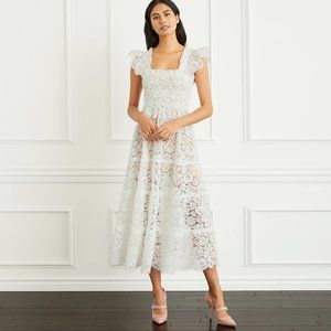 Hill House Collector's Edition White Lace Ellie Nap Dress - Size Small (NWT!)